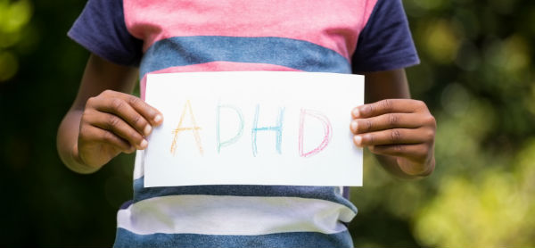 Poster med text ADHD